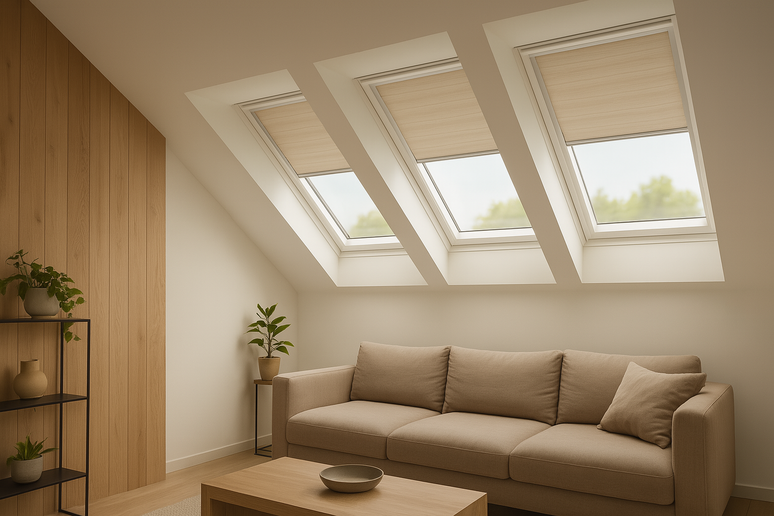 Roletai stogo langams